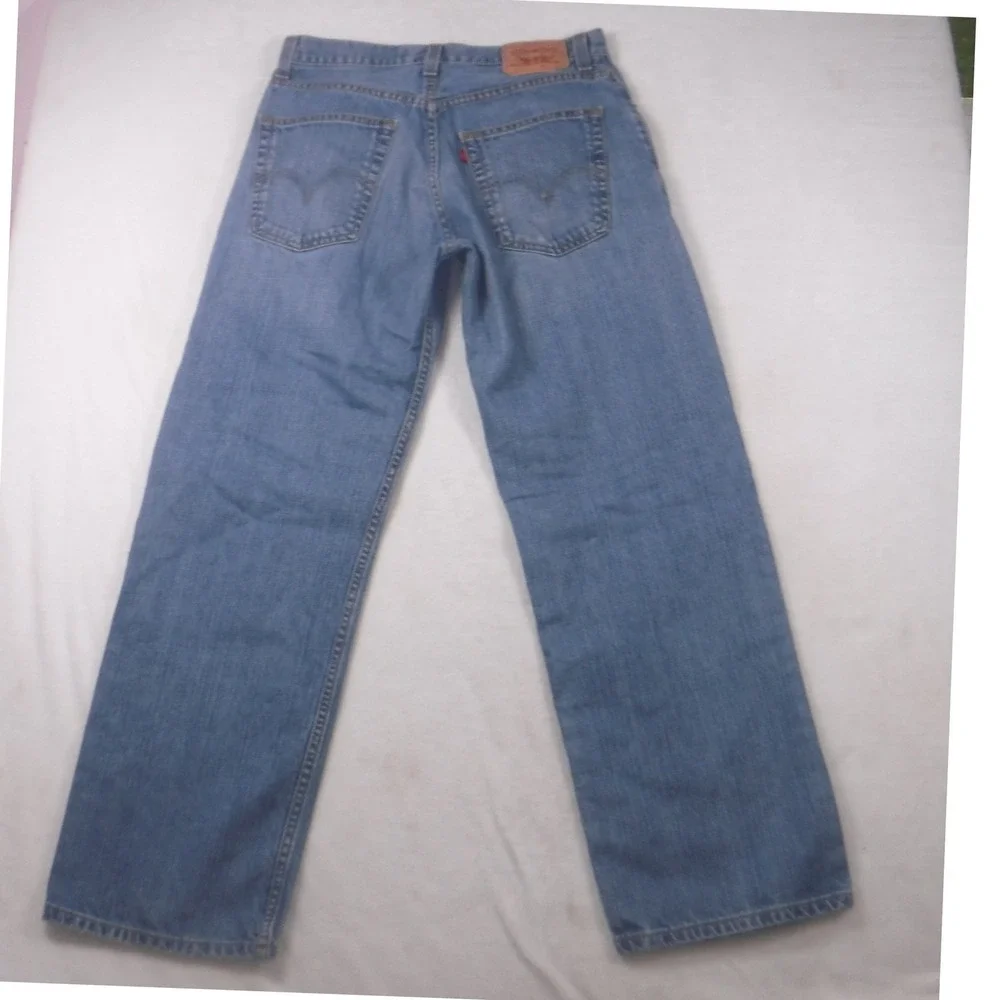 Vtg Levis 569 Loose Straight Leg Mens Jeans Blue Denim W31 L30 Relaxed Fit